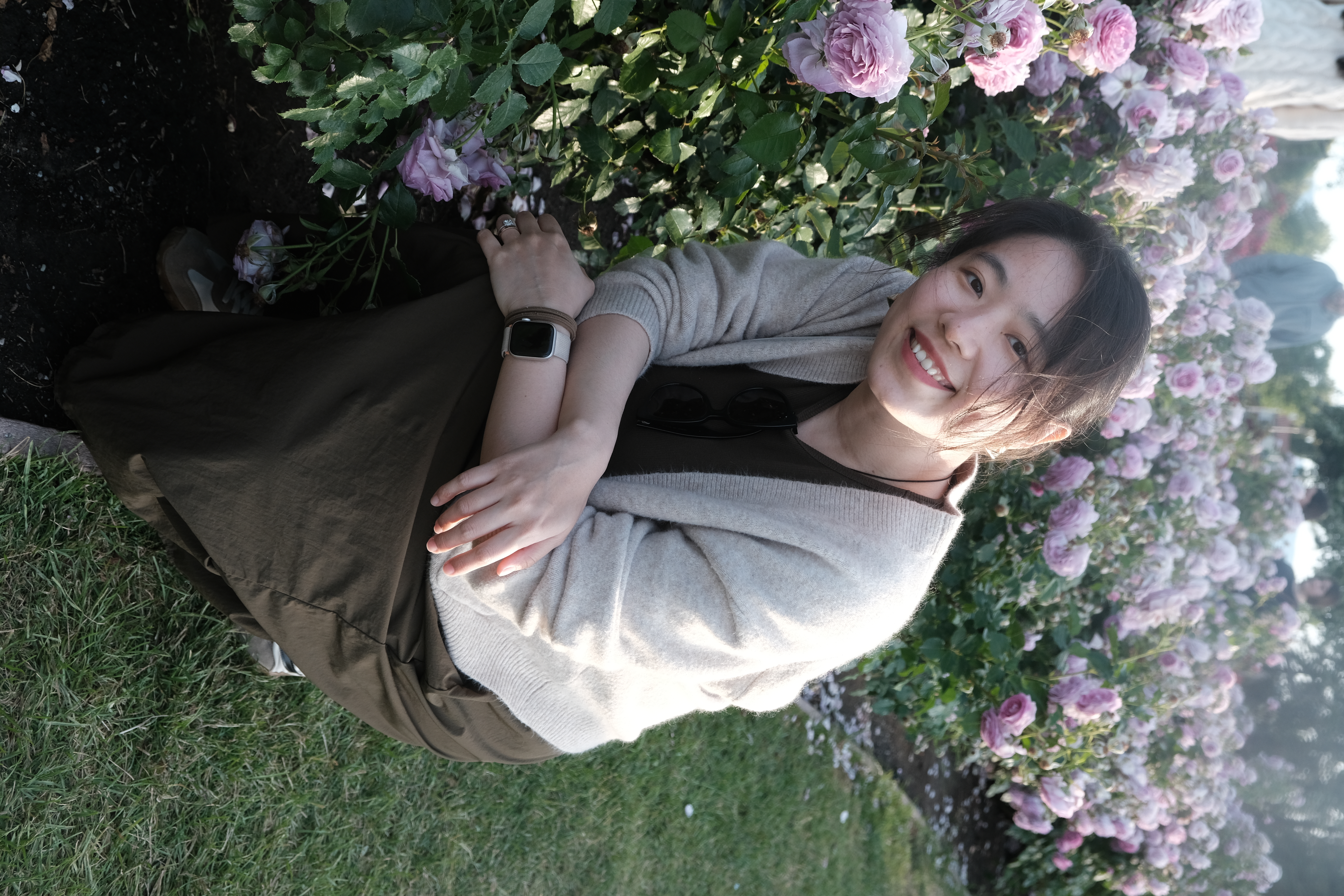 A portrait of Olive, the piano teacher.